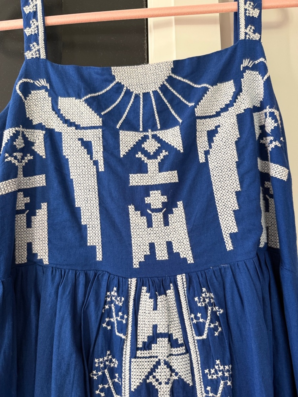 Farm Rio Square Neck Embroidered Dress - Picture 3 of 7
